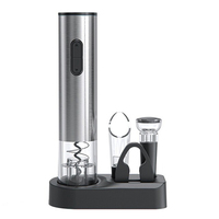 Ouvre-vin électrique automatique Kit d'ouvre-vin en acier inoxydable à piles