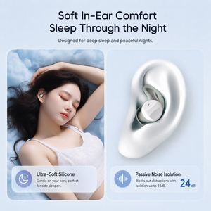 Nouveaux écouteurs Bluetooth 5.4 intra-auriculaires 2026, réduction du bruit sans douleur à long terme, TWS, pour le sommeil, longue autonomie de la batterie - Product Image 4