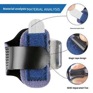 <strong>Toe</strong> Straightener for Women and Men <strong>Toe</strong> Brace Hammertoe Splint Broken <strong>Toe</strong> <strong>Support</strong> - Product Image 2