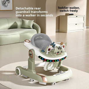 Nuevo Modelo de Andador Plegable Multifuncional para Bebés de 0 a 3 Años, Anti-O-leg, Anti-Vuelco, con Música, Altura Ajustable, Carga de 10 kg - Product Image 2