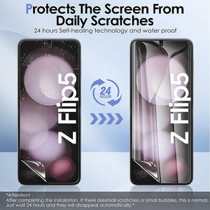 Protector de Pantalla de Vidrio Templado Personalizado de Fábrica para Samsung Galaxy Z Flip 5/6/7, Protector de Pantalla TPU, Protector de Lente de Cámara Trasera - Product Image 2