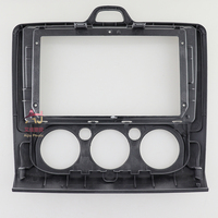 Marco para Radio de Coche para Ford Focus 1999-2009 con Aire Acondicionado Manual, Reproductor de DVD Android de 9 Pulgadas, Unidad Principal de Radio, Altavoz Estéreo, Panel de Radio para Coche