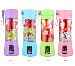 Mini exprimidor de frutas eléctrico para el hogar, taza de jugo recargable de frutas y verduras pequeñas, taza de jugo eléctrica portátil