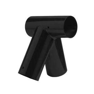 Braket baja logam kustom kualitas tinggi bingkai ayunan lapisan bubuk braket ujung untuk 100mm tiang ayunan Diameter - Product Image 3