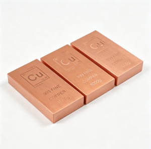 Presse-papiers en barre de <span class=keywords><strong>cuivre</strong></span> pur .999 de 1 kg avec motif élémentaire par Unique Metals - Product Image 5