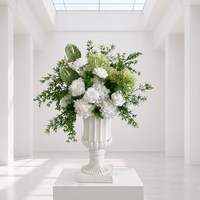 Centre de table de mariage de luxe haut de gamme, arrangement floral artificiel pour la location d'événements et la décoration de table