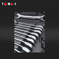 Tomac Lot de 12 clés à cliquet réversibles personnalisées professionnelles