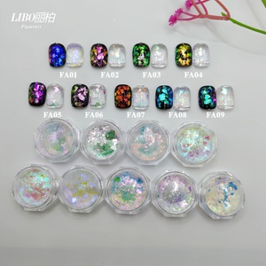 Nuevas llegadas: Polvo de escamas camaleónicas para uñas, 9 colores, purpurina opalina para uñas, suministro en stock - Product Image 3