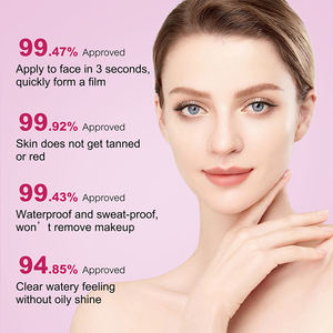 Vegan SPF50 PA + + + 50g/1.76oz geniş spektrumlu nemlendirici güneş kremi UVA UVB koruma parlatıcı nemlendirici tüm cilt tipleri - Product Image 6