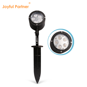 Projecteur LED RGB 3-en-1 IP65 en aluminium 10W pour jardin, angle de faisceau 30°, DC24V DMX512, éclairage d'extérieur étanche pour pelouse, arbres et allées - Product Image 3