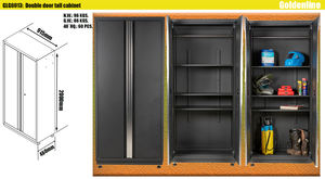 תיקון אוטומטי ריהוט ארון 460 מ "מ דלת כפולה עם 3 מדפים אחסון נייד 13.8 ב. Obm להתאמה אישית עמוקה/oem - Product Image 3