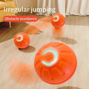 Smart <b>Interactive</b> Automatic <b>Pet</b> Dog Gravity Bouncing Ball <b>Toy</b> Molars Bite Resistant Cat Dog Balls - Product Image 1