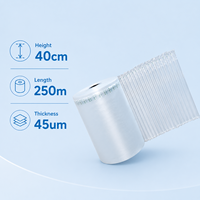 Rouleau de film de protection de 40 cm, largeur personnalisée, coussin gonflable de type colonne d'air pour l'expédition d'électronique et de téléviseurs