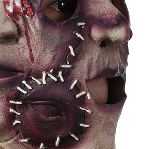 Maschera di <span class=keywords><strong>Halloween</strong></span> <span class=keywords><strong>per</strong></span> Adulti a Tre Facce in Latex Morbido, Simulazione Horror, 4 Colori Digitali, Vendita Calda - Product Image 4