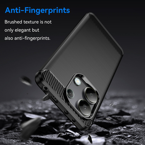Tpu Shockproof Mobile Phone Case for Redmi Note 13 Pro <strong>4G</strong> <strong>Silicone</strong> Mobile Phone Back Cover Carbon Fiber for Redmi Note 13 <strong>4G</strong> 5G - Product Image 3