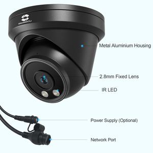 Exterior IP67 H.265 4MP 5MP 8MP 4K 12MP AI Face Detección humana Audio Visión nocturna POE <span class=keywords><strong>CCTV</strong></span> Cámara IP de vigilancia de seguridad - Product Image 5