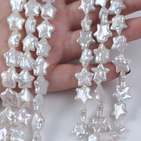 Perles en vrac baroques en forme d'étoile de 10 à 12mm d'eau douce de qualité AA blanc naturel véritable pour la fabrication de bijoux