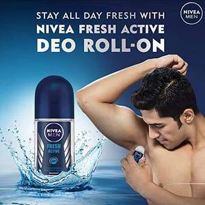 Déodorant anti-transpirant roll-on <span class=keywords><strong>Nivea</strong></span> Fresh Active avec parfum longue durée pour hommes 25 ml & 50 ml - Product Image 2