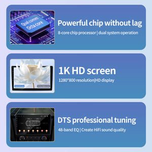 Rotiss Qualcomm 8 Core 4GB + 64GB 10 polegadas <span class=keywords><strong>Android</strong></span> Car Multimídia GPS AutoRadio CarPlay estéreo 1280*800 4G SIM WIFI 2Din Unidade principal - Product Image 2