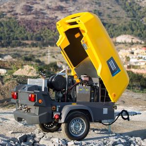 Compresor de Aire Portátil Refrigerado por Aire de 12m/min para Motor Diésel XAS 400, para Voladura por Aspersión en Mina a Cielo Abierto - Product Image 4