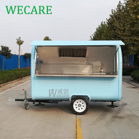 WECARE Remorques de camionnettes de restauration rapide personnalisées, entièrement équipées, pour la vente de glaces, hot-dogs et autres snacks, à vendre