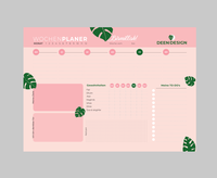 Carnet A4 50 feuilles, planificateur de bureau imprimé sur mesure pour faciliter l'enregistrement des plans de travail