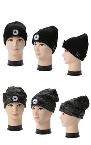 DDA1860 Notte All'aperto Run di Pesca <span class=keywords><strong>Cappello</strong></span> di Lana di Inverno Caldo Cuffie Lavorato A Maglia Sci Cappelli Ricaricabile Ha Condotto Le Luci di Musica Senza Fili Berretti - Product Image 6