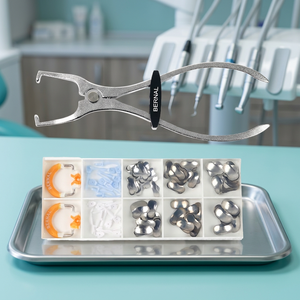 Kit de matrices dentaires Bernal avec pinces de serrage, traitement orthodontique, matrices sectionnelles profilées en acier inoxydable - Product Image 2