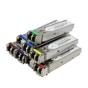 SFP + 10G 120 كجم SFP بيدى مُرسل ومستقبل ألياف ضوئية وحدة LC ميناء 1270/1330nm المفردة SFP وحدة 10g سيسكو هواوي متوافق