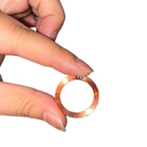 Étiquette RFID pour animaux en cuivre, bobine EM4305 Mini 134,2 kHz FDX HDX, étanche, 26 mm, 512 bits, pour identification animale - Product Image 4