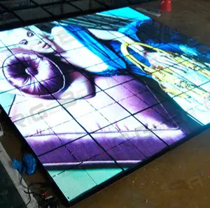 P10 đầy đủ màu sắc RGB LED Video Dance Floor cho các sự kiện