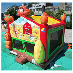 Castillo Inflable Comercial de PVC con Diseño de Calabaza y Maíz para Niños, Casa de Brinco para <span class=keywords><strong>Alquiler</strong></span> - Product Image 2