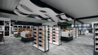 Großhandel Hochwertige profession elle Sport geschäft Innen architektur Sport Schuh Display Einzelhandel Sport Shop Design