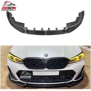 Vendita calda stile annuncio in fibra di carbonio labbro anteriore labbro anteriore per BMW 3 serie G20 LCI M340i fibra di carbonio labbro paraurti anteriore - Product Image 1