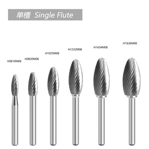 Fraise rotative en carbure Yueqing Laiwei 6x6x18, type torche, à une seule dent, pour gravure et fraisage - Product Image 4