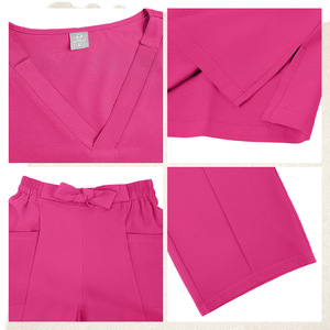 Hospital Uniform <b>Scrub</b> Set Unisex Multi Color Woven Moisture Wicking S XXL - Product Image 2