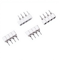 Connecteur LED RGB en plastique blanc 2,54 mm 1*4P pour machine à connecter des puces SIP