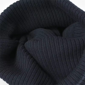Bonnet d'hiver en tricot de haute qualité avec logo personnalisé, bord côtelé, tricot épais, unisexe, mode décontractée, bonnet uni, bonnet ample - Product Image 6