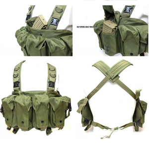 홀스터 파우치와 Yakeda 재고 방수 훈련 유니폼 위장 야외 하이킹 전술 조끼 Molle 가슴 장비 - Product Image 6