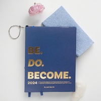 Nouveauté 2027 : Carnet de notes personnalisable avec couverture rigide, dorure à chaud et coffret – Planificateur journalier