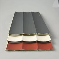 Revêtement mural en composite bois-plastique PVC pour intérieur, panneau mural WPC rainuré