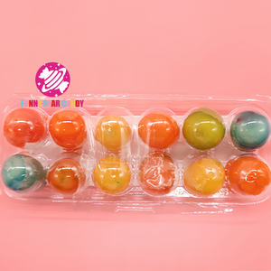 Bolas de caramelos de <span class=keywords><strong>chicle</strong></span> con forma de huevo de Pascua personalizadas OEM y ODM, venta al por mayor de chicles afrutados, caramelos, mini chicles - Product Image 4