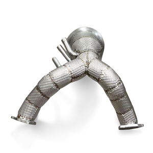 Pour Audi Q8 3.0T 2021-2024 avec bande de tuyau de descente isolée OPF/DPF catalyseur haute Performance d'échappement réglage Performance de course - Product Image 5