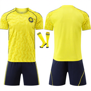 Camiseta de Fútbol Riyadh Victory 2526, Número 7 Ronaldo, Número 10 Mané, Unisex para Adultos, 100% Poliéster, Secado Rápido, Ecológica, Manga Corta - Product Image 2