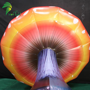 קישוט פטריות מתנפח, דגם מתנפחים אגריק מתנפחים עם אור, קישוטי חצר חג - Product Image 3