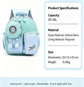 Zaino Scolastico per Bambini con Simpatici Cartoni Animati, Stile Coreano, Leggero, per <span class=keywords><strong>Asilo</strong></span> e Scuola Materna, Disponibile con Spedizione Rapida - Product Image 2
