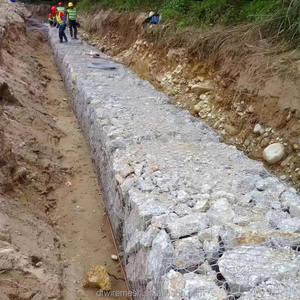 Kanada <span class=keywords><strong>Gabion</strong></span> Sepetleri Standardı, Kuzey Amerika için Sıcak Daldırma Galvanizli İstinat Duvarı Örgü Gabionu - Product Image 1