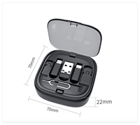 Kit de rangement pour câbles USB C, boîte de rangement, adaptateur de charge rapide 60W, câble de charge Type C, multifonction pour téléphone, ordinateur portable, tablette