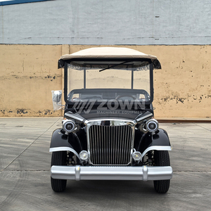 <b>8</b> Seater Black Retro Electric Vintage Classic Car With Waterproof Canopy Sightseeing Shuttle Vehicle For Scenic Spots - Product Image 2