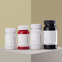 Flacon à pilules en plastique 100CC 120CC 150CC 200CC 250CC avec bouchon CRC pour capsules et comprimés, flacon à pilules en plastique 100CC